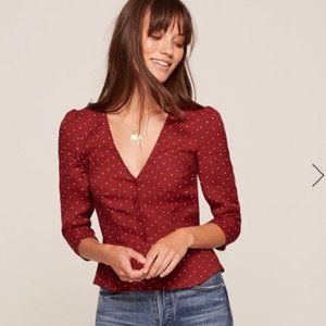 Reformation blouse
